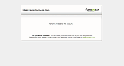 Desktop Screenshot of hlasovanie.formees.com