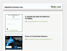 Tablet Screenshot of filipefelix.formees.com