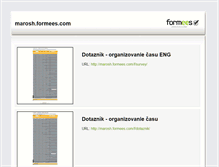 Tablet Screenshot of marosh.formees.com