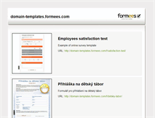 Tablet Screenshot of domain-templates.formees.com