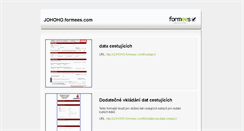 Desktop Screenshot of johoho.formees.com